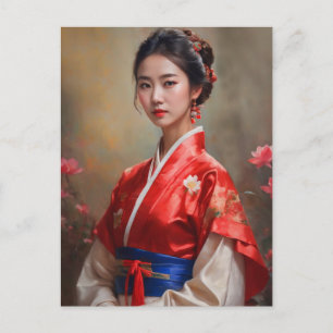Cartão Postal Retrato de Princesa Chinesa