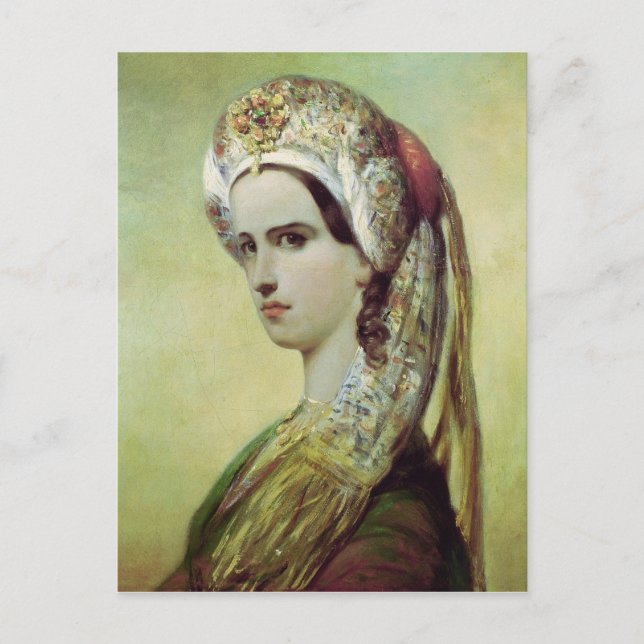 Cartão Postal Retrato de Rachel (Frente)