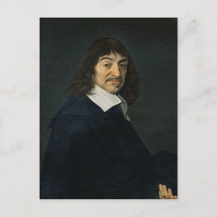 Cartão Postal Retrato de Rene Descartes c.1649