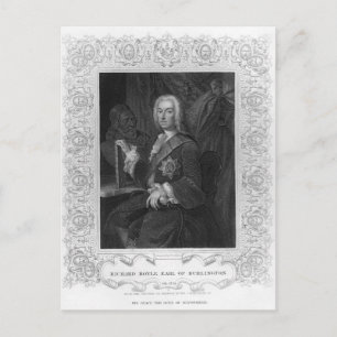 Cartão Postal Retrato de Richard Boyle, Conde de Burlington