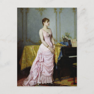 Cartão Postal Retrato de Rosa Caron 1886