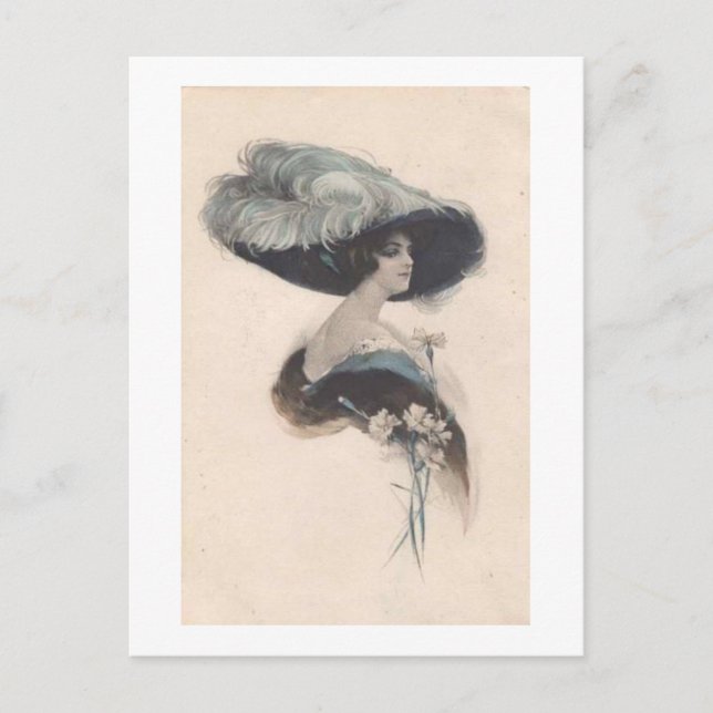 Cartão Postal Retrato de safra. (Frente)