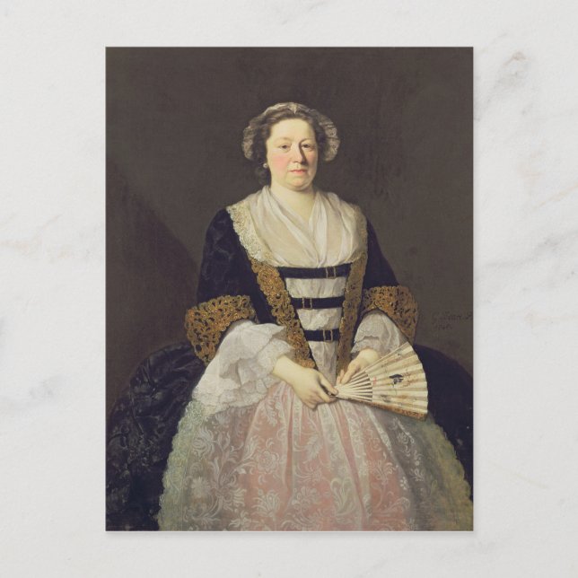 Cartão Postal Retrato de Senhora Desconhecida (Frente)