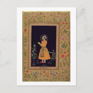 Cartão Postal Retrato de Shah Jahan (1592-1666) Mughal, c.1632