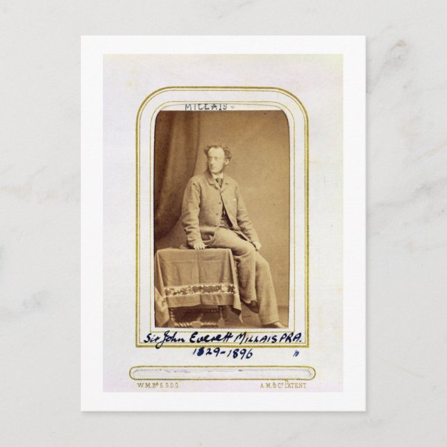 Cartão Postal Retrato de Sir John Everett Millais (1829-96) (al (Frente)