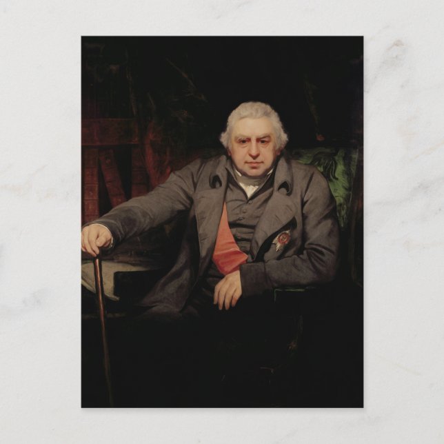 Cartão Postal Retrato de Sir Joseph Banks, 1810 (Frente)