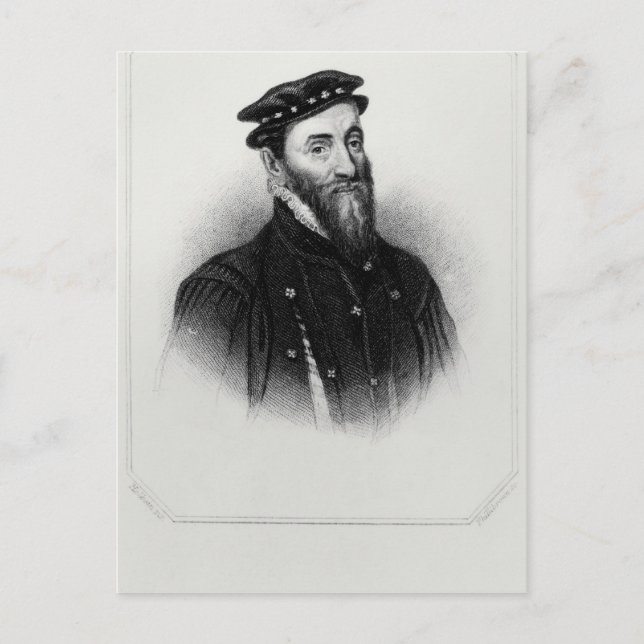 Cartão Postal Retrato de Sir Thomas Gresham (Frente)