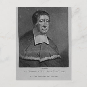 Cartão Postal Retrato de Sir Thomas Twisden