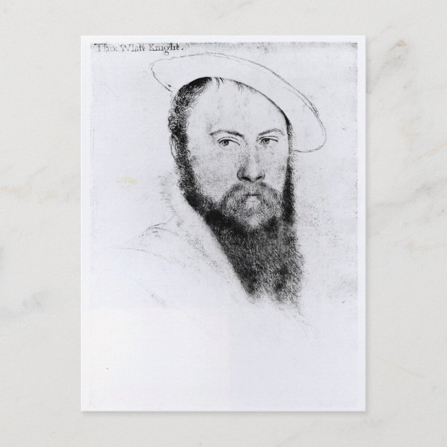 Cartão Postal Retrato de Sir Thomas Wyatt, o Younger (Frente)