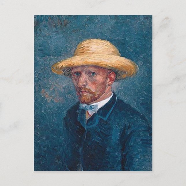 Cartão Postal Retrato de Theo van Gogh, Van Gogh Fine Art (Frente)