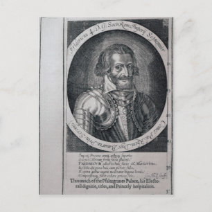 Cartão Postal Retrato de Thomas das Crudidades de Coryate