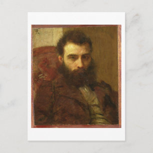 Cartão Postal Retrato de um Homem (óleo no painel)