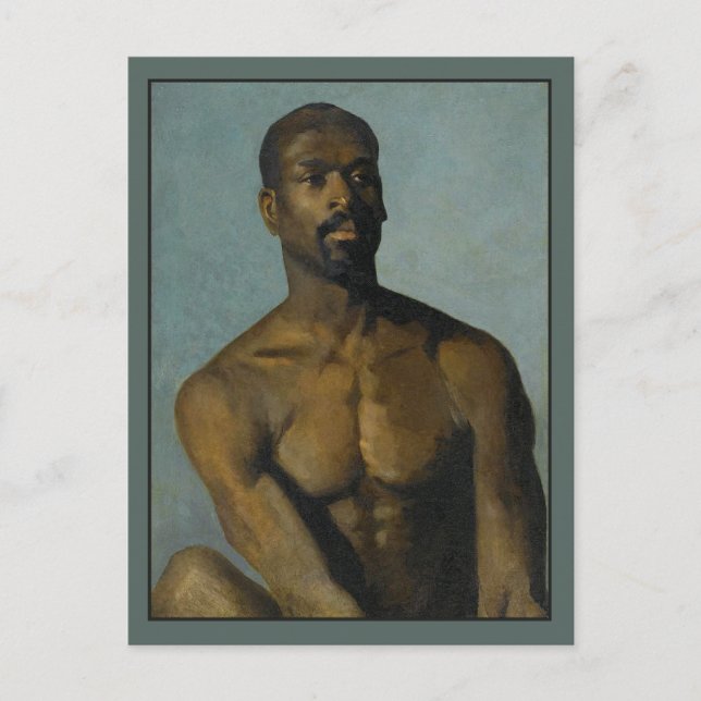 Cartão Postal Retrato de um Homem por Buchser (Frente)