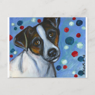 Cartão Postal Retrato de um Jack Russell