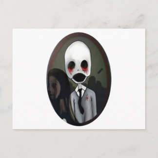 Cartão Postal retrato de um zumbi