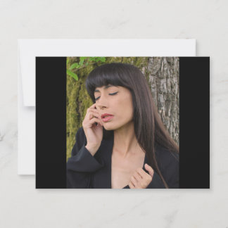 Cartão Postal Retrato de uma bela moça