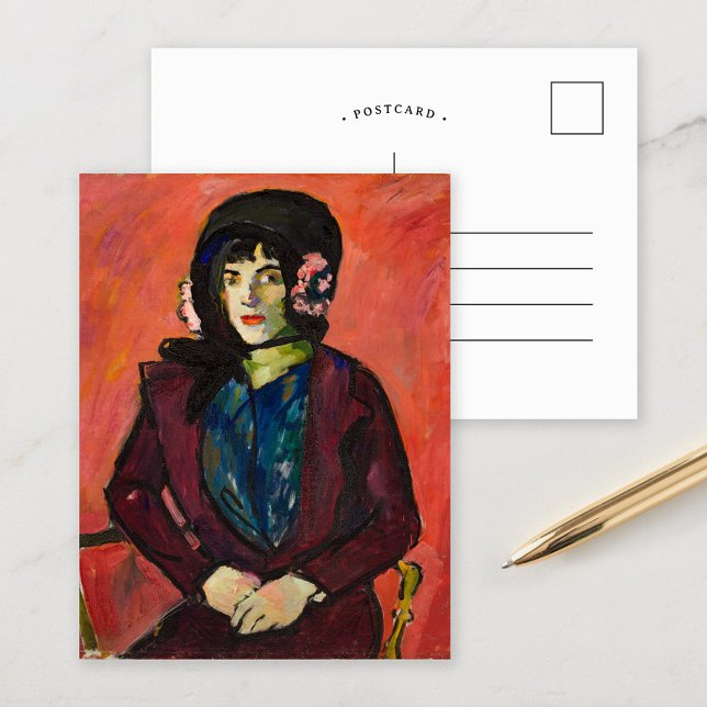 Cartão Postal Retrato de uma Menina (Criador carregado)