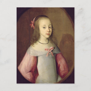 Cartão Postal Retrato de uma Menina, 1651