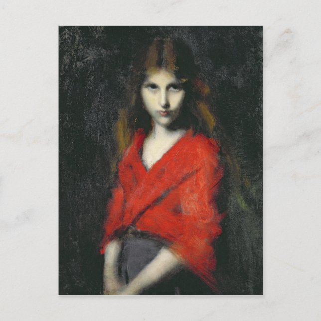 Cartão Postal Retrato de uma Menina, O Armador (Frente)