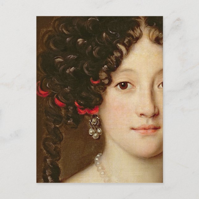 Cartão Postal Retrato de uma Mulher (Frente)