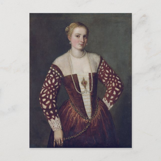 Cartão Postal Retrato de uma Mulher (Frente)