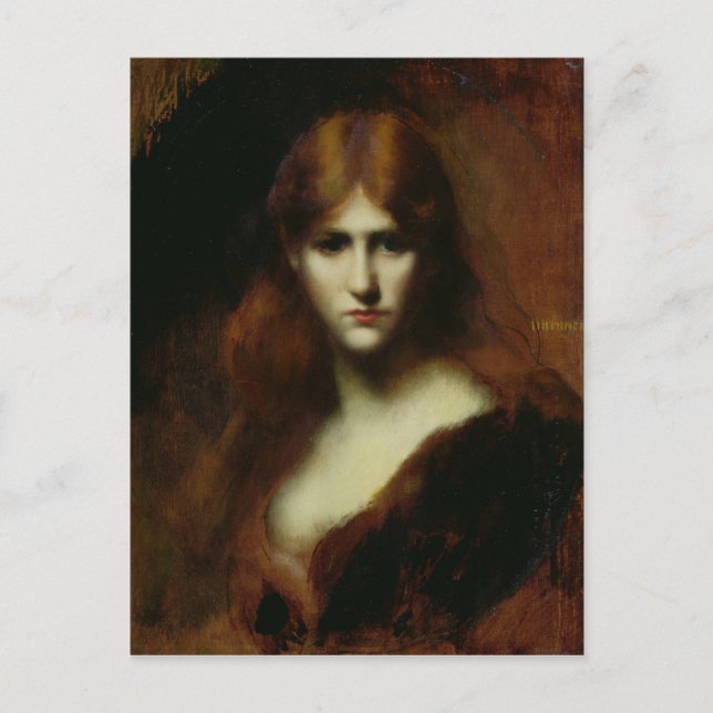 Cartão Postal Retrato de uma Mulher 2 (Frente)