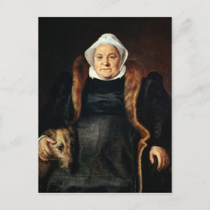 Cartão Postal Retrato de uma Mulher Idosa