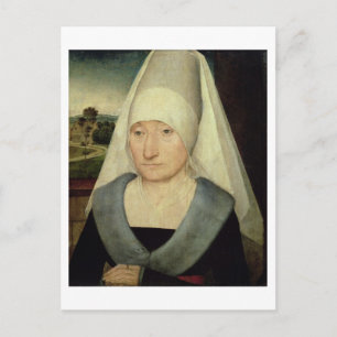 Cartão Postal Retrato de uma Mulher Velha (óleo no painel)