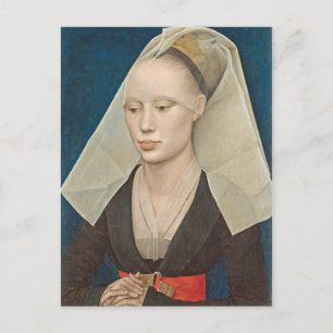 Cartão Postal Retrato de uma Senhora, c.1460 (óleo sobre painel)