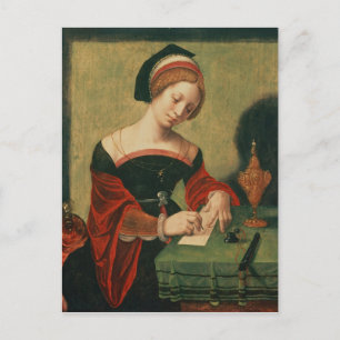 Cartão Postal Retrato de uma Senhora como a Madalena