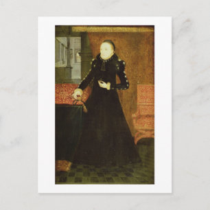 Cartão Postal Retrato de uma Senhora, pensava-se que era Katheri