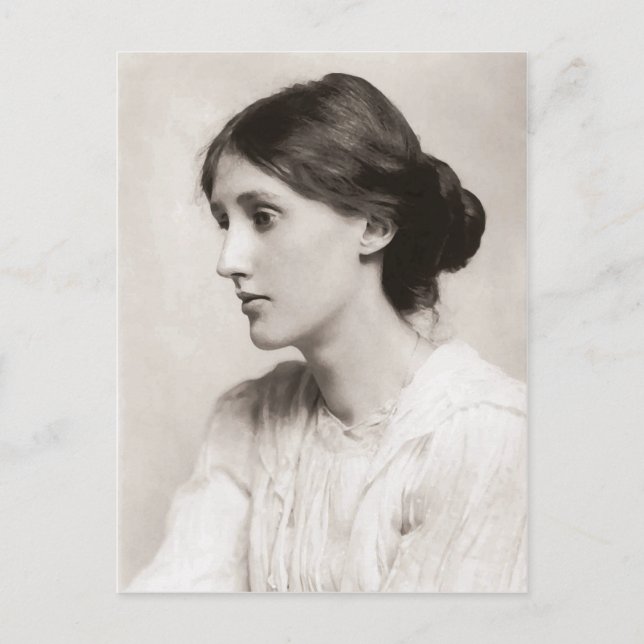 Cartão Postal Retrato de Virginia Woolf 1902 (Frente)