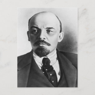 Cartão Postal Retrato de Vladimir Ilyich Lenin russo
