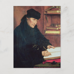 Cartão Postal Retrato do Erasmus de Roterdão