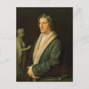 Cartão Postal Retrato do escultor Bertel Thorvaldsen