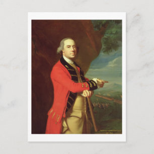 Cartão Postal Retrato do General Thomas Gage, c.1768 (óleo em c
