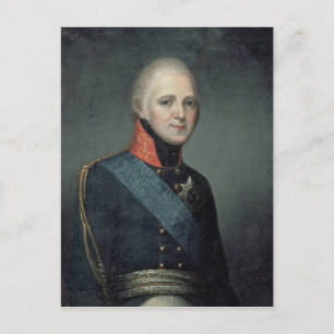 Cartão Postal Retrato do Imperador Alexandre I , 1804