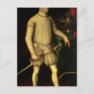 Cartão Postal Retrato do Imperador Maximiliano II 1557