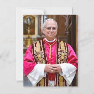 Cartão Postal Retrato do Papa Leão XIV