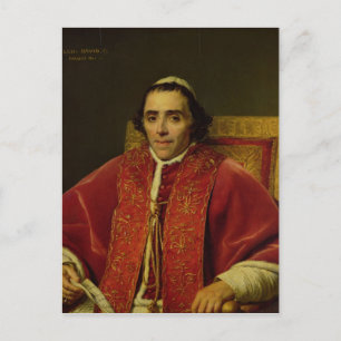 Cartão Postal Retrato do Papa Pio VII, 1805