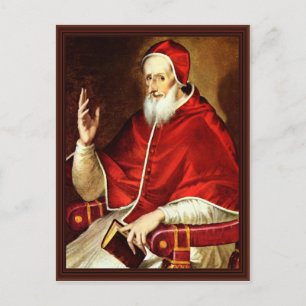 Cartão Postal Retrato Do Papa Pius V. De Greco El