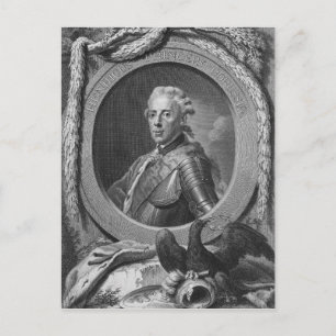 Cartão Postal Retrato do Príncipe Henrique da Prússia, 1779