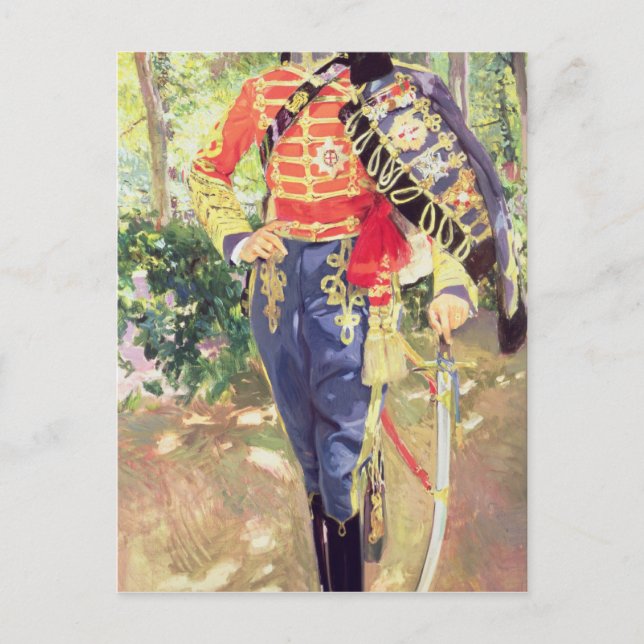 Cartão Postal Retrato do Rei Alfonso XIII (Frente)