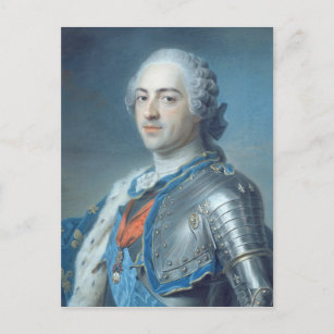 Cartão Postal Retrato do rei Louis XV 1748