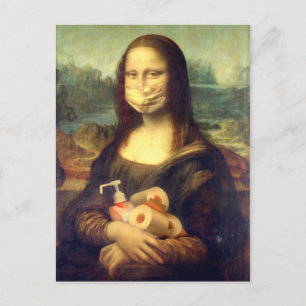 Cartão Postal Retrato do vírus Corona