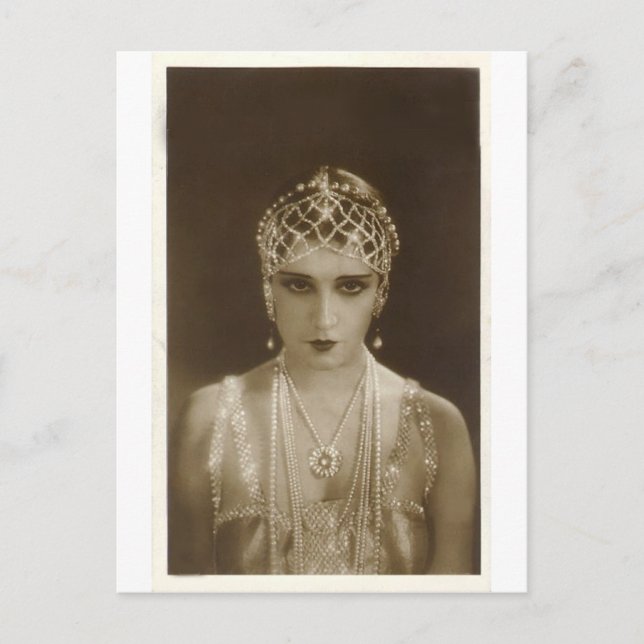 Cartão Postal Retrato dos anos 20 (Frente)