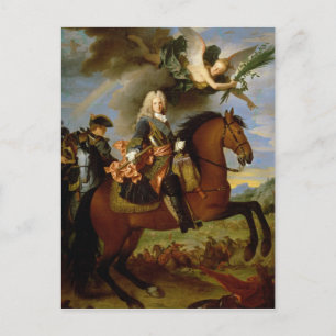 Cartão Postal Retrato Equestre de Philip V