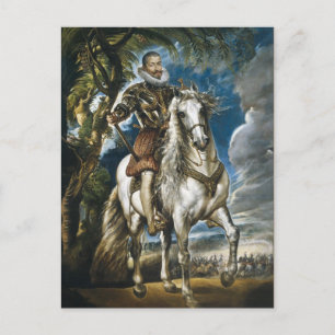 Cartão Postal Retrato Equestre do Duque de Lerma Rubens