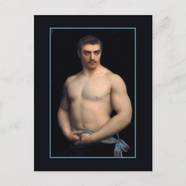 Cartão Postal Retrato Maurice Deriaz por Courtois (Frente)