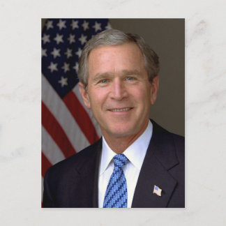 Cartão Postal Retrato oficial de George W. Bush